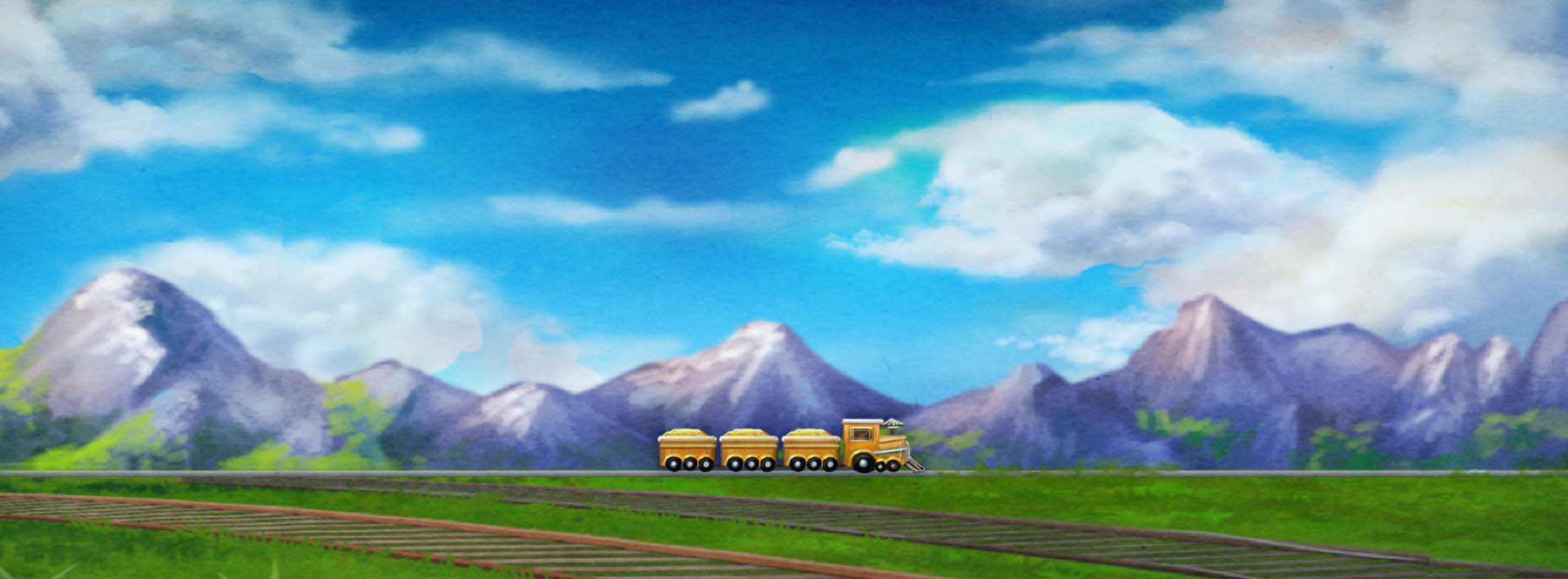 Train Conductor 2: USA banner background